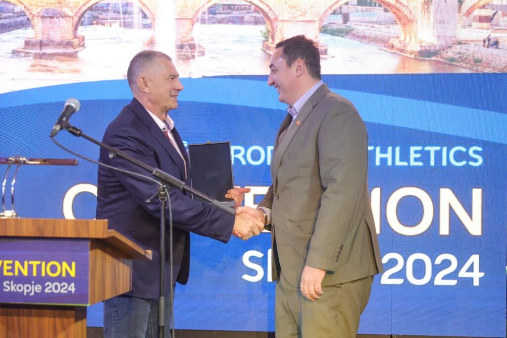 posvetenost na sportot ministerot borko ristovski dobi priznanie od evropskata atletska asocijacija image ms4q